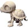 Chibi Skeleton Turtle Figurine – Cute Creepy Undead Reptile Collectible with Shell Detail for Display or Gothic Décor – 3D Printed in Canada — 3D Printed Collectible by 3DCentral