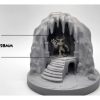 Miniature Display Cave Diorama – Scenic Rocky Cavern Base for 28mm Figures, RPG Storage & Showcase – Holds 2–3 Minis – 3D Printed in Canada — 3D Printed Collectible by 3DCentral