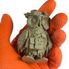 The Messenger Owl Figurine – Fantasy Owl Courier with Goggles & Satchel – Owls & Dragons Collection – Paintable Display Miniature – 3D Printed in Canada — 3D Printed Collectible by 3DCentral