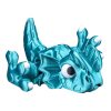 Dilophosaurus Dinosaur Figurine – Articulated Collectible Desk Pet for Teens & Adults – Aqua Blue Reptile Toy Model, Poseable & Collectible – 3D Printed in Canada — 3D Printed Collectible by 3DCentral