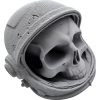 Dead Astronaut Skull Sculpture – Battle-Damaged Space Helmet Skull for Sci-Fi Horror Displays, Gothic & Outer Space Decor – 3D Printed in Canada — 3D Printed Collectible by 3DCentral