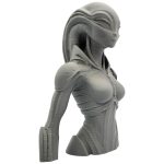 Female Alien Hybrid Sculpture