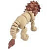 Articulated Savannah Lion Figurine – Desk Collectible for Teens & Adults – Decorative Display & Collectible – 3D Printed in Canada — 3D Printed Collectible by 3DCentral