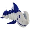 Articulated Skeleton Shark Figurine – Flexible Shark Model, Poseable Skeleton Desk Toy, Unique Decorative Display Collectible Gift, Collectible Marine Decor – 3D Printed in Canada — 3D Printed Collectible by 3DCentral