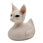 Sphinx Cat Duck Figurine – 3D Printed Hairless Cat Hybrid Collectible – Funny Sphynx Cat Gift for Cat Lovers, Unique Decor & Quirky Home Accent – Made in Canada