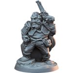 Dwarf Rifleman Figurine – Detailed Fantasy Gunner Miniature for Display, Collectible Tabletop Character Model – 3D Printed in Canada — 3D Printed Collectible by 3DCentral