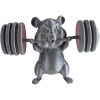 Swole Hamster Figurine – Funny Weightlifting Rodent Desk Decor for Gym Lovers – 3D Printed in Canada — 3D Printed Collectible by 3DCentral
