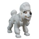 Lizzie The Poodle Figurine – Articulated Desk Collectible for Teens & Adults – Elegant Dog Collectible