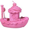 Cupcake Boat – Sweet Dessert-Inspired Ship Figurine with Frosting Swirls & Cherry Top – 3D Printed in Canada — 3D Printed Collectible by 3DCentral