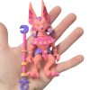 Articulated Anubis Figurine – Sacred Azure Egyptian God of The Afterlife Poseable Collectible – Decorative Display Toy & Collectible for Teens & Adults – 3D Printed in Canada — 3D Printed Collectible by 3DCentral