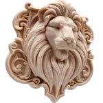 Lion Bust Wall Art