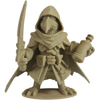 The Cursed Crow Owl Figurine – Dark Fantasy Owl Plague Doctor with Potion & Blade – Owls & Dragons Collection – Paintable Gothic Sculpture – 3D Printed in Canada — 3D Printed Collectible by 3DCentral