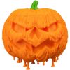 Melted Treatkeeper Halloween Candy Holder – Creepy Melting Pumpkin Jar with Lid for Trick-or-Treat Sweets & Spooky Party Snacks – Horror Jack-o'-Lantern Storage Bowl – 3D Printed in Canada — 3D Printed Collectible by 3DCentral