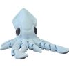 Tiny Squid Figurine – Cute Articulated Squid with Poseable Tentacles – Ocean Creature Collectible & Desk Décor – for Teens & Adults – 3D Printed in Canada — 3D Printed Collectible by 3DCentral