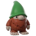 Bigfoot Gnome Figurine – Funny Garden Gnome Meets Sasquatch for Desk, Shelf, or Fairy Garden Display