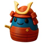 Samurai Blobling Figurine – Cute Kawaii Samurai Collectible
