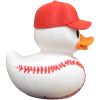 Baseball Duck Figurine with Cap – Sports-Themed Rubber Duck Sculpture for Shelf Decor, Gifts & Desk Accessories – 3D Printed in Canada — 3D Printed Collectible by 3DCentral