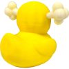 Furious Duck Figurine – Angry Rubber Duck with Steam Puffs & Scowl Face for Desk Humor, Collectors & Gag Gifts – 3D Printed in Canada — 3D Printed Collectible by 3DCentral
