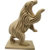 Stylized Standing Polar Bear Statue on Base – Carved Arctic Wildlife Figurine – DIY Paintable Decorative Sculpture – 3D Printed in Canada — 3D Printed Collectible by 3DCentral