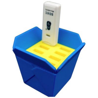 USB Holder – Mini Chinese Takeout Box Organizer for Flash Drives & Dongles – Funny Tech Gift & Desktop Storage – 3D Printed in Canada — 3D Printed Collectible by 3DCentral