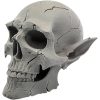 Cracked Elven Skull – Fantasy Elf Skull Statue with Pointed Ears and Fractured Texture – Gothic Skeleton Head Sculpture for Shelf or Desk – 3D Printed in Canada — 3D Printed Collectible by 3DCentral