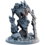 Bone Reaper Undead Colossus Miniature for Tabletop RPG Battles