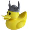 Nordic Viking Duck Figurine – Funny Rubber Duck in Horned Helmet for Shelf Décor, Office Display or Norse Mythology Gifts – 3D Printed in Canada — 3D Printed Collectible by 3DCentral