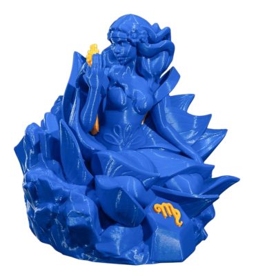 Virgo Zodiac Figurine – Astrology Star Sign Statue with Wheat Symbol – Desktop Decor for Astrology Lovers & Collectors – Virgo Birth Sign Gift Display – 3D Printed in Canada — 3D Printed Collectible by 3DCentral