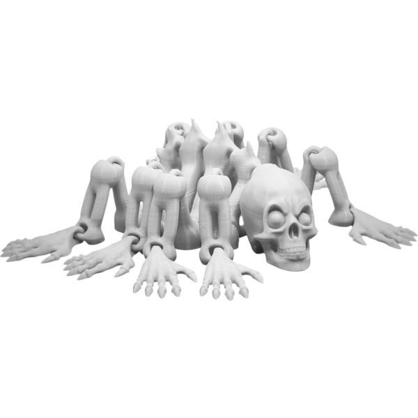 Creepy Skull Spider Figurine