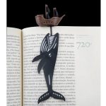 Whale Tale Bookmark – 3D Printed Killer Whale & Pirate Ship Page Holder – Unique Nautical Ocean-Themed Gift for Readers & Book Lovers – 3D Printed in Canada