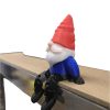 Charming Sitting Gnome Figurine with Dangling Legs – Festive Holiday Shelf Decor for Home or Office – 3D Printed in Canada — 3D Printed Collectible by 3DCentral