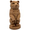 Wood Carved-Style Bear Totem Figurine – 3D Printed Tribal-Inspired Animal Sculpture for Nature Decor, Symbolic Displays & Rustic Shelves – 3D Printed in Canada — 3D Printed Collectible by 3DCentral