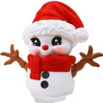 Baby Snowman Figurines (Set of 2) – Cute Christmas Snowmen for Holiday Shelf Decor, Desk Display, or Collectible Gift