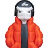 Korbr’anul “Bryan” Urban Monster Figurine – 3D Printed Fantasy Creature with Headphones & Red Puffer Jacket – Designer Shelf Display for Teens & Adults – 3D Printed in Canada — 3D Printed Collectible by 3DCentral