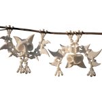 Skeletal Bat Figurine