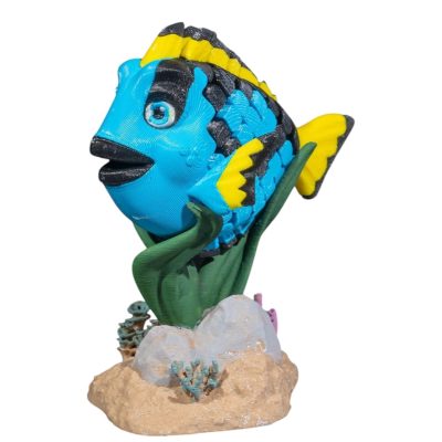 Dolores The Blue Tang Figurine – Ocean Desk Display for Teens & Adults – Collectible 3D Printed Marine Sculpture – Made in Canada — 3D Printed Collectible by 3DCentral