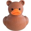 Brown Bear Duck Figurine – Quirky Bear-Themed Collectible Rubber Duck Desktop Decoration Gift for Home Office – 3D Printed in Canada — 3D Printed Collectible by 3DCentral