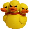 Cerberduck – Three-Headed Angry Duck Figurine for Desk or Shelf Display – 3D Printed in Canada — 3D Printed Collectible by 3DCentral