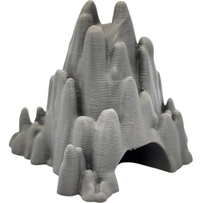 Mountain with Cave Terrain Miniature – Fantasy Tabletop Scenery for RPGs, Dioramas & Wargaming Displays – 3D Printed in Canada — 3D Printed Collectible by 3DCentral