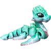Key The Loch Cinder Monster – Articulated Aquatic Fantasy Figurine with Big Eyes & Poseable Tail – 3D Printed in Canada — 3D Printed Collectible by 3DCentral