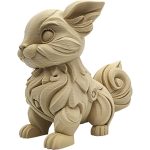 Cabbit Figurine (Half Cat-Half Rabbit)