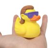 Mullet Duck Figurine – Retro Duck with 80s-Style Sunglasses & Flowing Mullet – Funny Desk Decor or Gift for Nostalgia Fans – 3D Printed in Canada — 3D Printed Collectible by 3DCentral