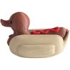 Hot Dog Duck Figurine – Funny Desktop Collectible Decor for Office, Shelf, or Gift – Novelty Animal Sculpture for Teens & Adults – 3D Printed in Canada — 3D Printed Collectible by 3DCentral