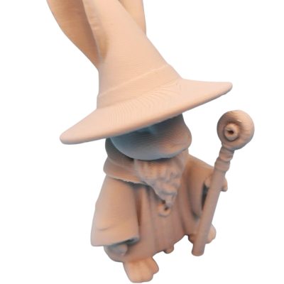 The Caster Bunny Figurine – Wizard Rabbit Statue for Fantasy Desk Decor or Tabletop Display – 3D Printed in Canada — 3D Printed Collectible by 3DCentral