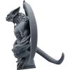 Stone Guardian Gargoyle Statue – Gothic Demon Figurine for Shelf or Desk Display, Fantasy Creature Home Decor, Menacing Winged Sculpture – 3D Printed in Canada — 3D Printed Collectible by 3DCentral