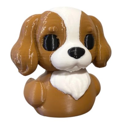 Cavalier King Charles Spaniel Duck Figurine – Cute Spaniel-Duck Hybrid with Floppy Ears & Puppy Eyes – Funny Collectible for Dog Lovers – 3D Printed in Canada — 3D Printed Collectible by 3DCentral