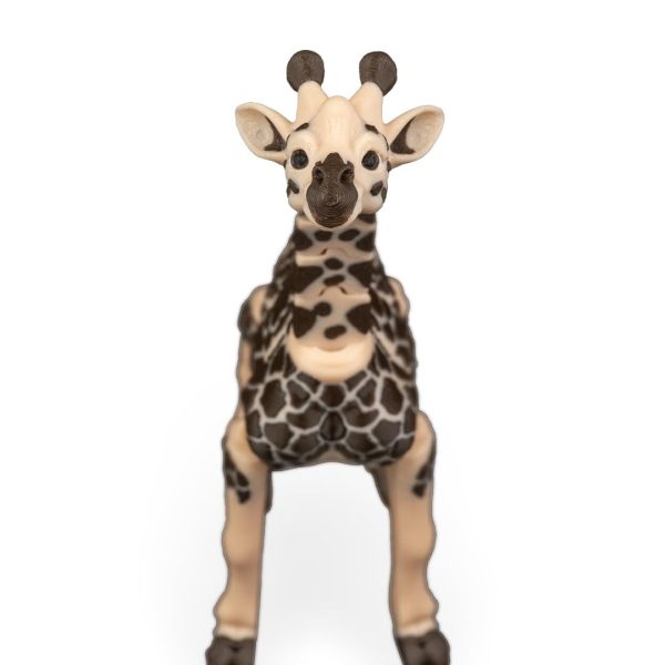 Figurine de girafe articulée – collection safari de bureau