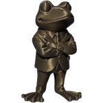 Dapper Frog Figurine in Suit