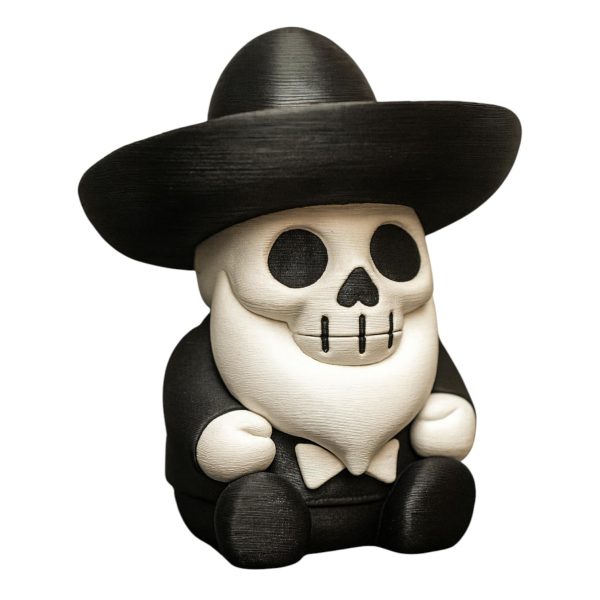 Skeleton Mariachi Gnome Figurine