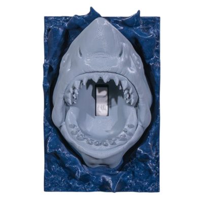Great Shark Light Switch Cover – Ocean Predator Wall Plate – Jaws-Inspired Home Accent – 3D Printed in Canada — 3D Printed Collectible by 3DCentral